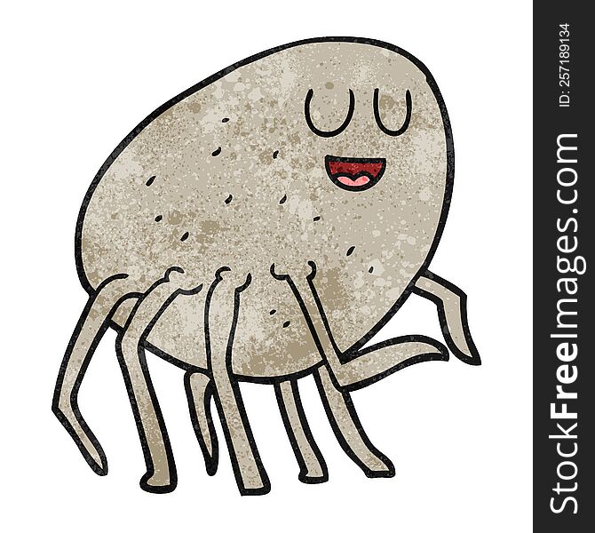 Textured Cartoon Tick