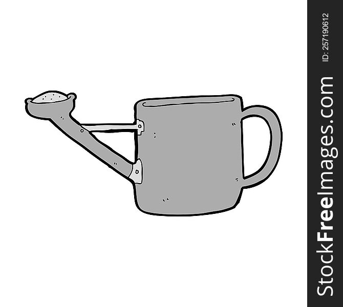 Watering Can Cartoon