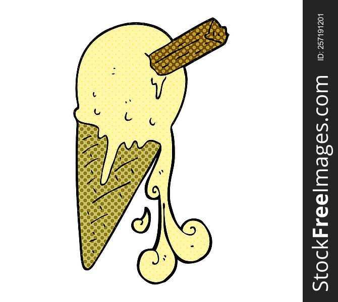 Cartoon Ice Cream Cone