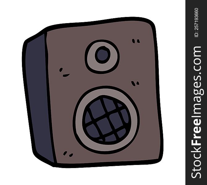 Cartoon Doodle Speaker