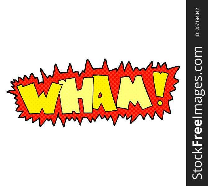 Cartoon Wham! Symbol