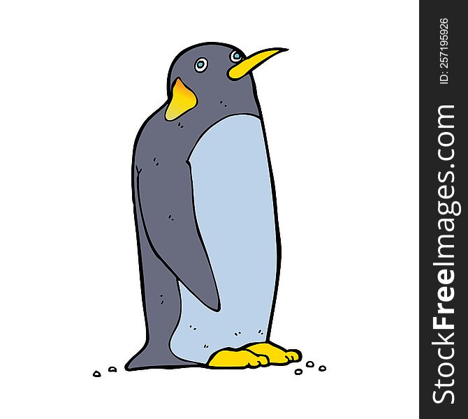 cartoon penguin