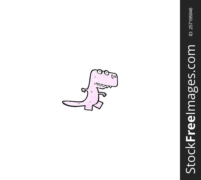 cartoon pink dinosaur