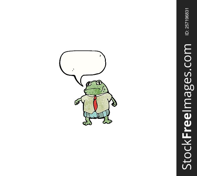 toad with speech bubble cartoon