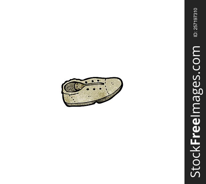 Cartoon Old Shoe