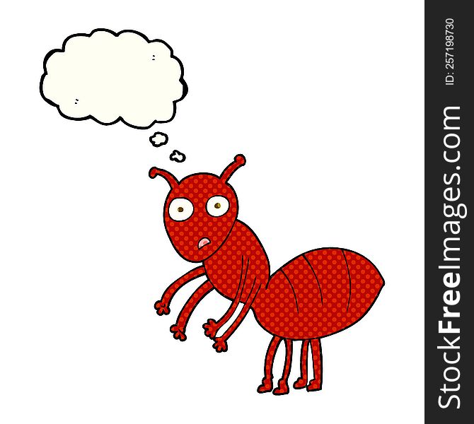 Thought Bubble Cartoon Ant