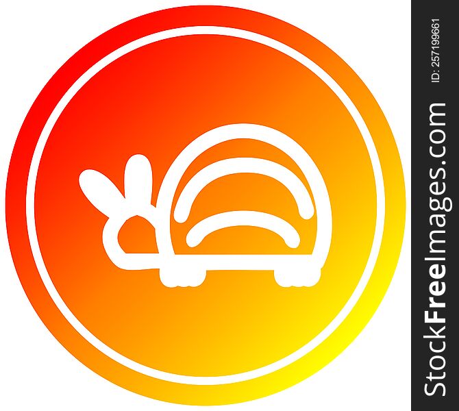 cute beetle circular icon with warm gradient finish. cute beetle circular icon with warm gradient finish