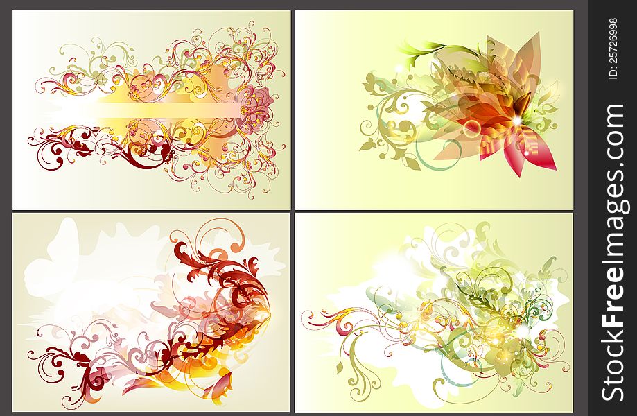 Floral elements for your  design projects. Floral elements. Floral elements for your  design projects. Floral elements