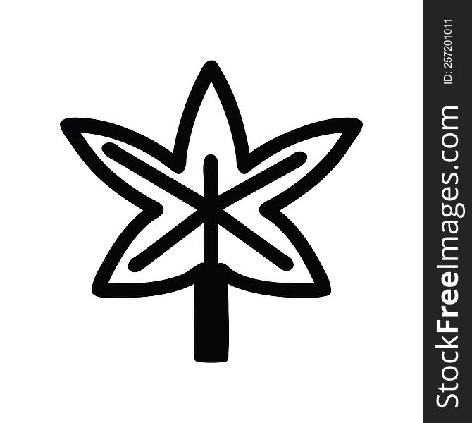 marijuana leaf icon symbol