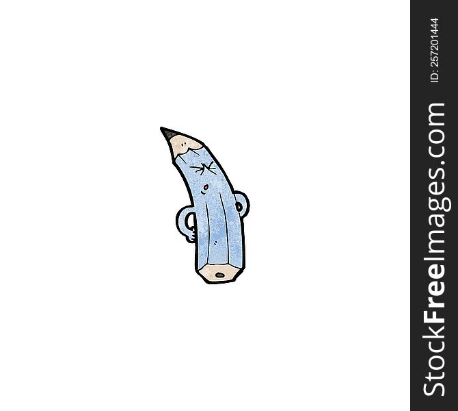 pencil cartoon character