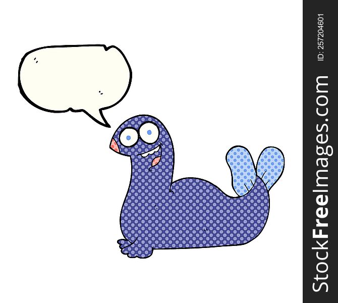Comic Book Speech Bubble Cartoon Seal