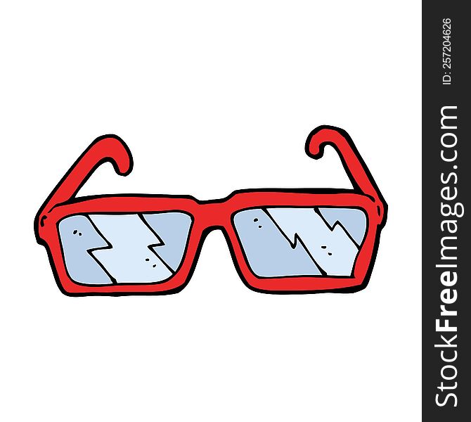 cartoon glasses