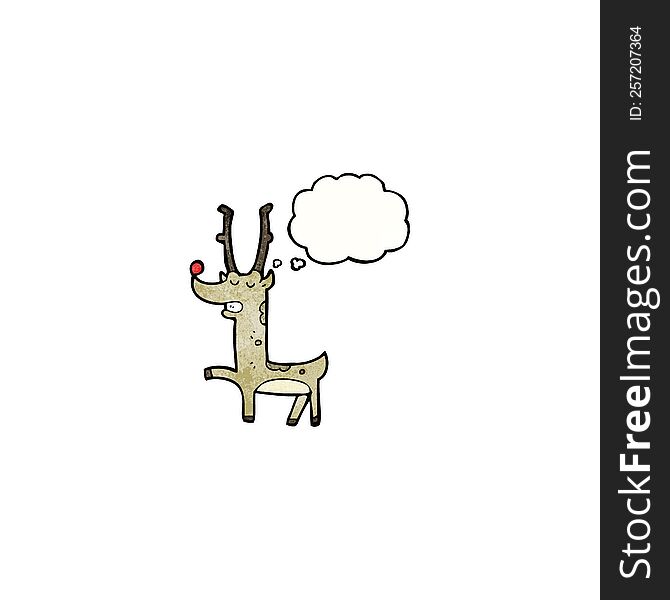 cartoon christmas reindeer
