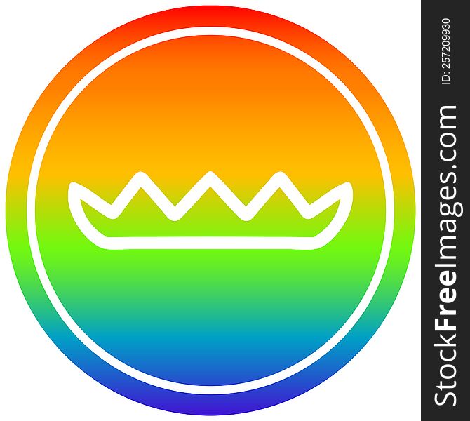 simple leaves circular icon with rainbow gradient finish. simple leaves circular icon with rainbow gradient finish