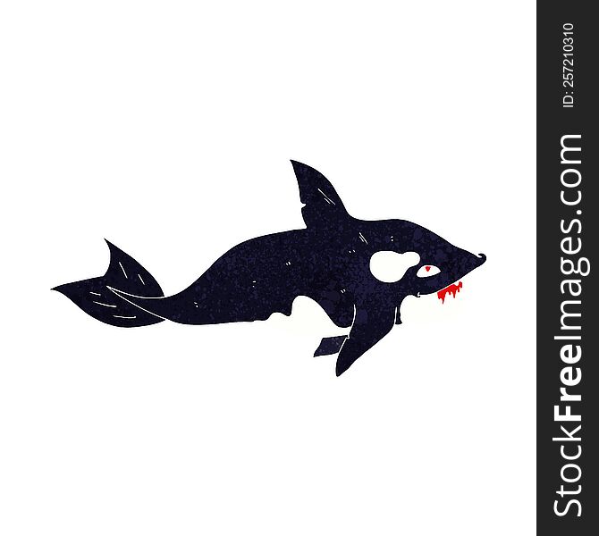 cartoon killer whale