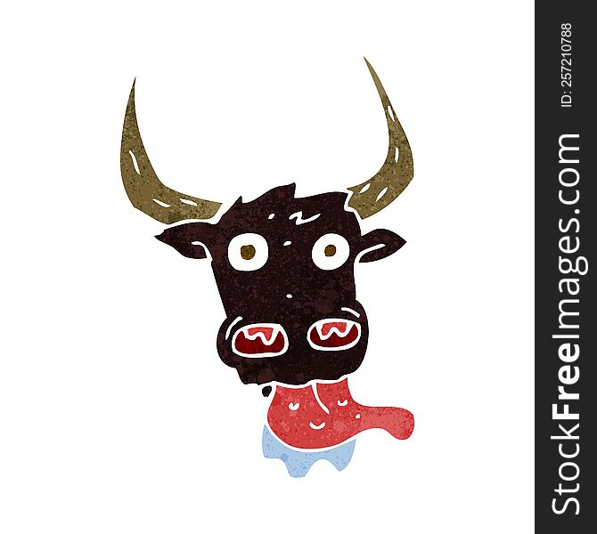 Cartoon Cow Face