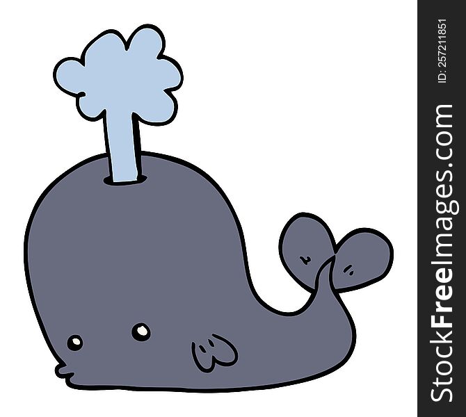 cartoon whale