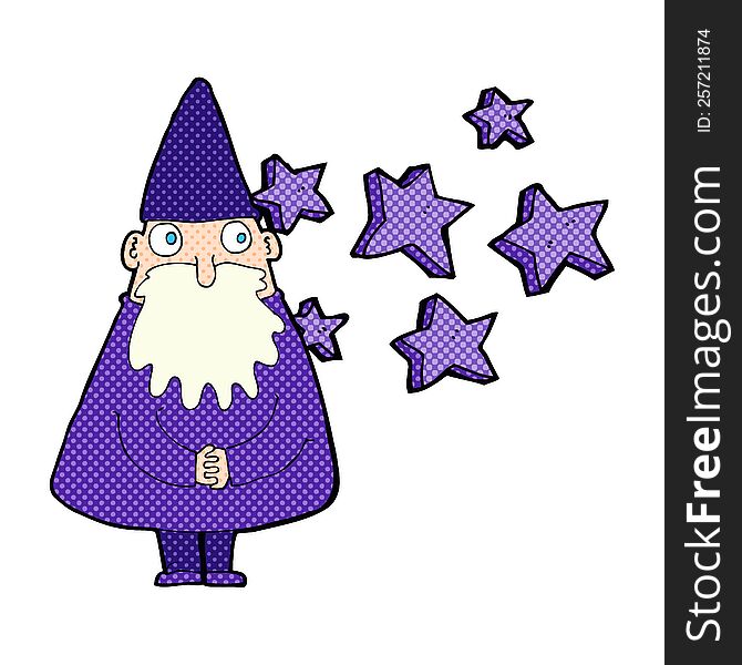 cartoon wizard