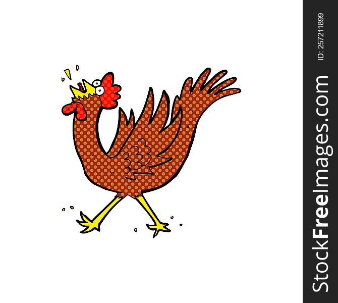 cartoon rooster