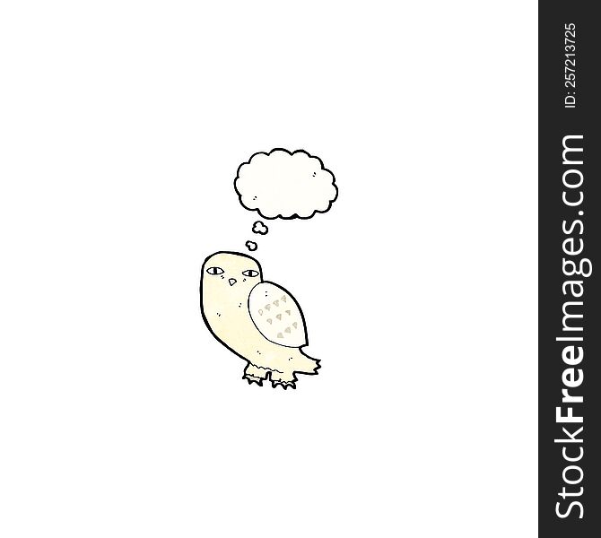 owl with thought bubble