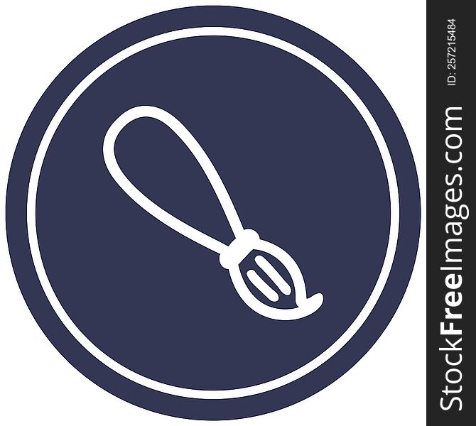 Paint Brush Circular Icon