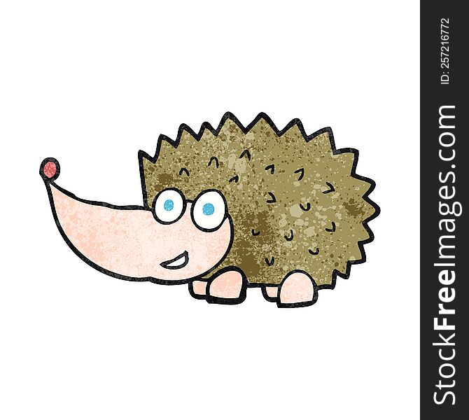 Textured Cartoon Hedgehog