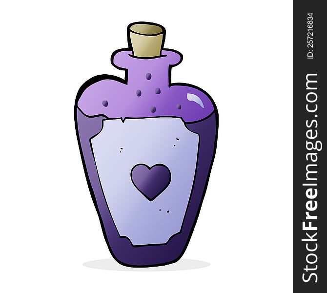 cartoon love potion