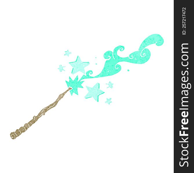 magic wand casting spell