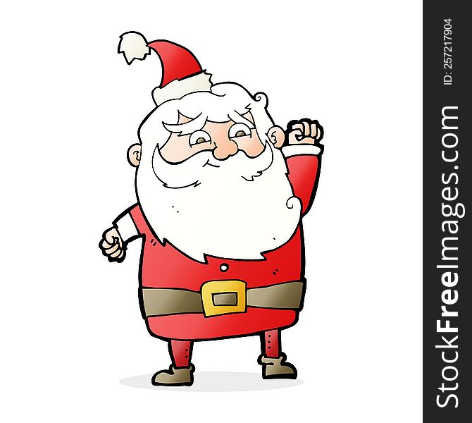 cartoon santa claus