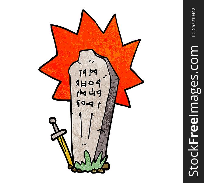 cartoon doodle heros grave