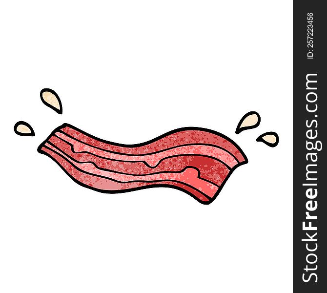 Cartoon Doodle Bacon