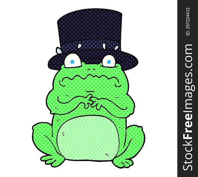 Cartoon Wealthy Toad