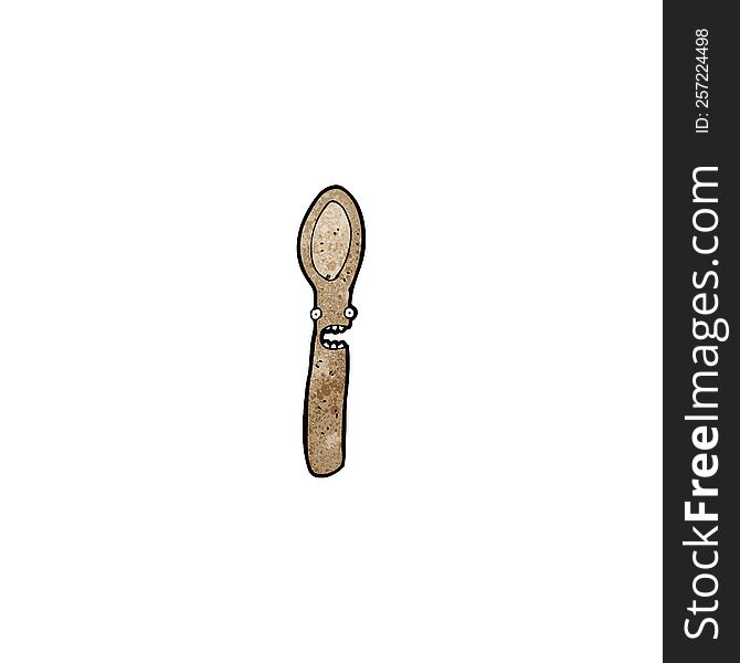 cartoon wooden spoon