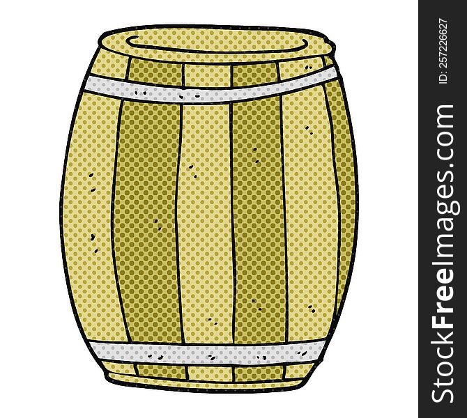 freehand drawn cartoon barrel