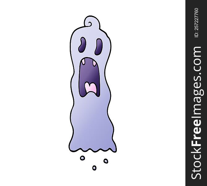 cartoon doodle spooky ghost