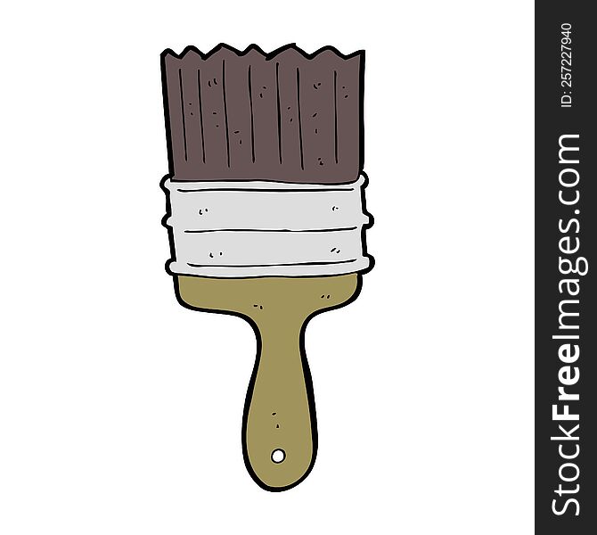 Cartoon Paint Brush