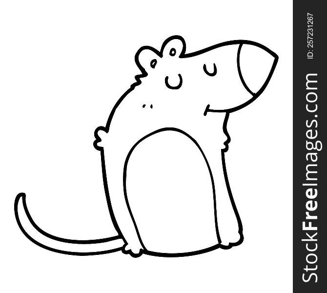 Cartoon Fat Rat