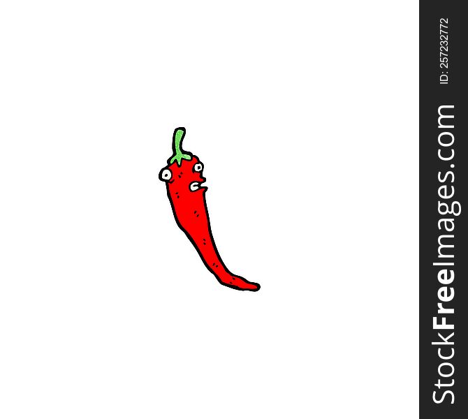 Cartoon Chilli Pepper