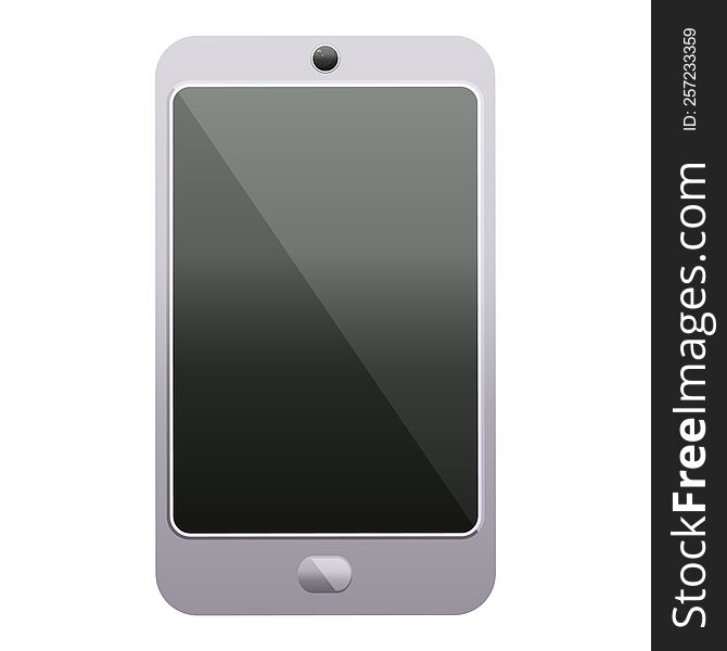 cell phone graphic vector illustration icon. cell phone graphic vector illustration icon