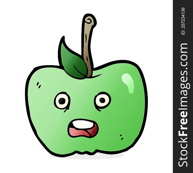 cartoon apple
