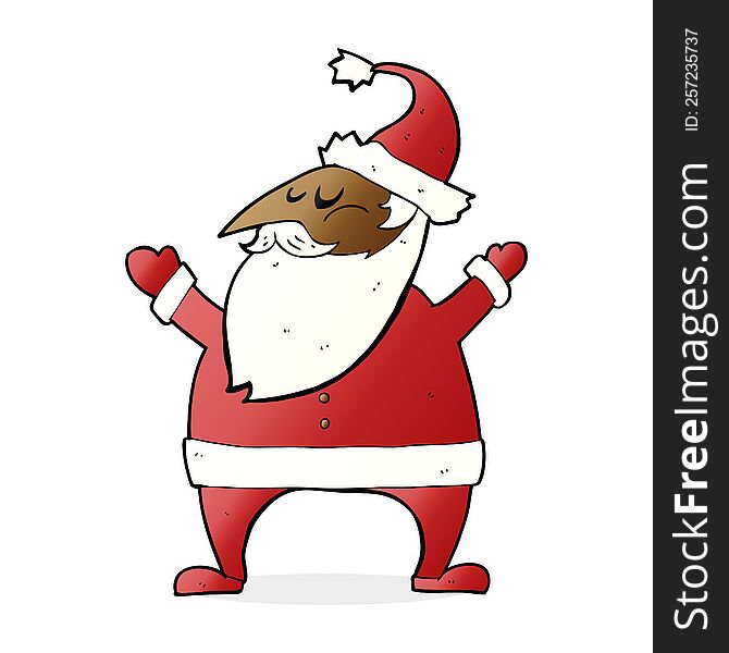 cartoon santa claus