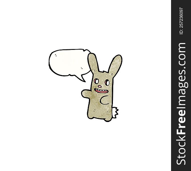 Cartoon Spooky Rabbit