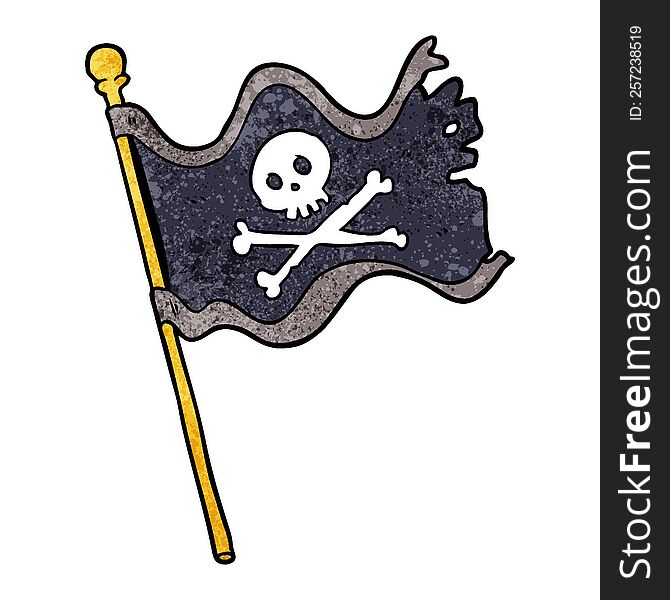 cartoon pirate flag. cartoon pirate flag