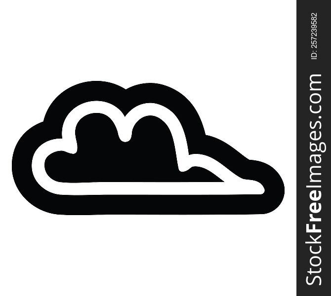 weather cloud icon symbol