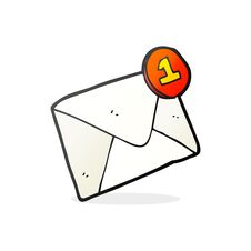 Cartoon Email Royalty Free Stock Images