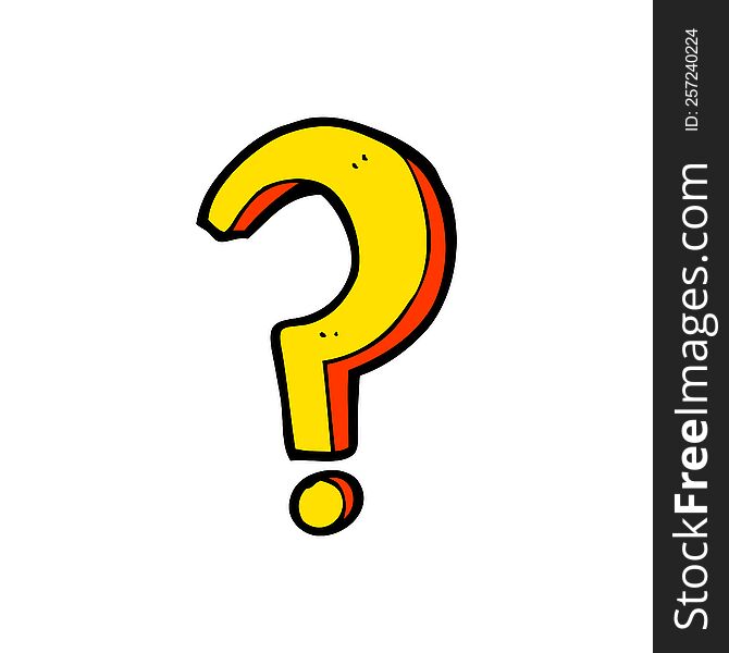 Cartoon Question Mark Free Stock Images And Photos 257240224