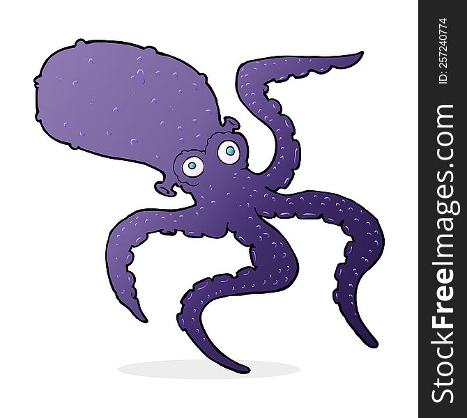 cartoon octopus