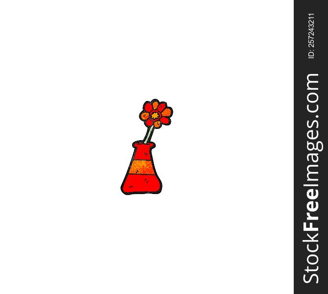 Cartoon Flower In Vase