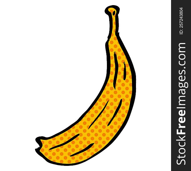cartoon doodle banana