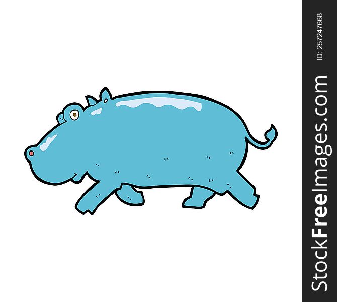 Cartoon Hippopotamus